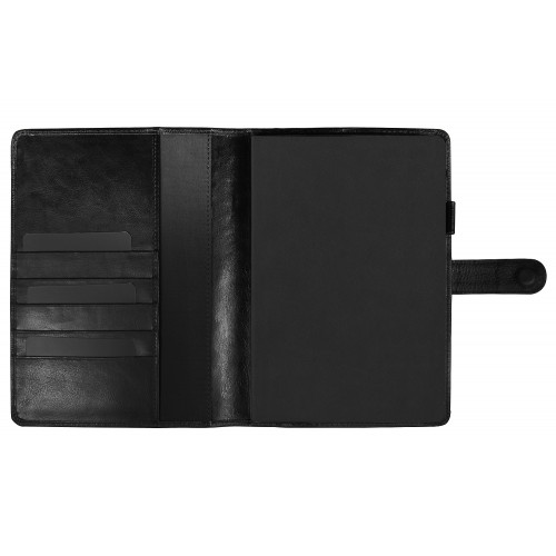 Набор подарочный Solution Prestige Quadro (Блокнот Flexy Forest Urban Latte в суперобложке Country Leather Sky, обложка для автодокументов Leather Sun, футляр для кредитных карт/картхолдер Leather Way)