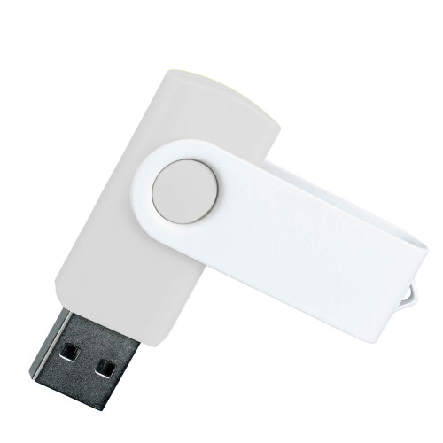 Флеш накопитель Twister 16GB, пластик Софт Тач/металл, белый/белый Флеш накопитель Twister 16GB, пластик Софт Тач/металл, белый/белый