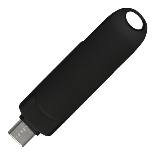 Флеш накопитель USB 3.0 + TYPE C Cupertino, металл, черный матовый, 32 GB Флеш накопитель USB 3.0 + TYPE C Cupertino, металл, черный матовый, 32 GB