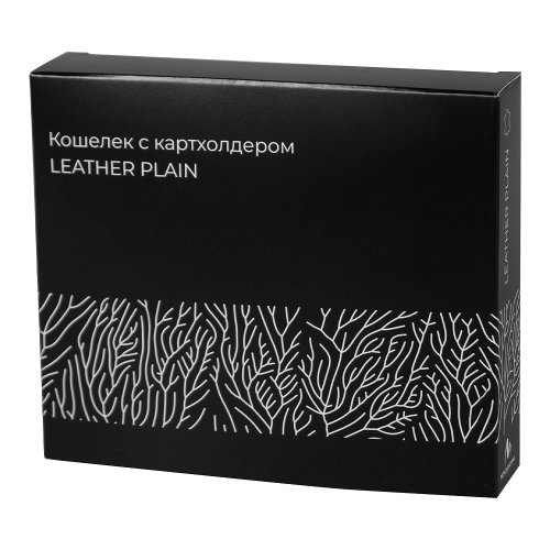 Кошелек с картхолдером для кредитных карт вертикальный Leather Plain из нат. кожи Кошелек с картхолдером для кредитных карт вертикальный Leather Plain из нат. кожи