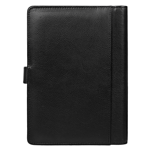 Ежедневник в суперобложке Country Leather Sky A5+ из нат. кожи, черный, недатированный, с магнитным клапаном, в подарочной коробке Ежедневник в суперобложке Country Leather Sky A5+ из нат. кожи, черный, недатированный, с магнитным клапаном, в подарочной коробке