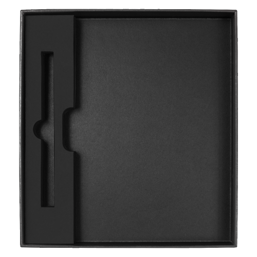Коробка подарочная, размер 203*220*30 мм, Solution Gift Linen для ежедневника и ручки, черная Коробка подарочная, размер 203*220*30 мм, Solution Gift Linen для ежедневника и ручки, черная