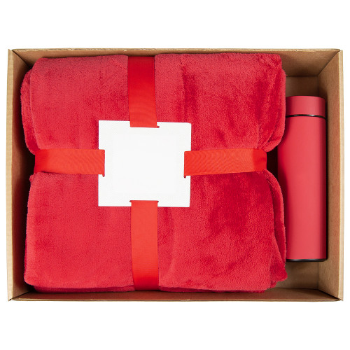 Набор подарочный Solution Superior Duo (плед Super Soft Comfort, термос Urban), красный Набор подарочный Solution Superior Duo (плед Super Soft Comfort, термос Urban), красный