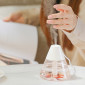 Светодиодный USB увлажнитель-аромадиффузор Cone, белый Светодиодный USB увлажнитель-аромадиффузор Cone, белый