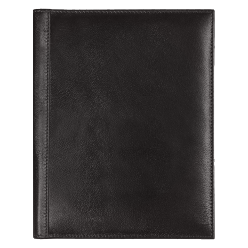 Суперобложка из натуральной кожи Universal leather размер А5+ , черная Суперобложка из натуральной кожи Universal leather размер А5+ , черная