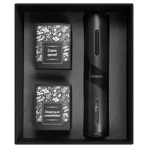 Набор подарочный Solution Prestige Trio (штопор для вина Circle Joy, специи для глинтвейна, смесь орехов) Набор подарочный Solution Prestige Trio (штопор для вина Circle Joy, специи для глинтвейна, смесь орехов)