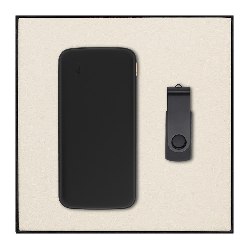 Набор подарочный Solution Superior Duo (портативное зарядное «Universal», Флеш накопитель Twister 16GB ) Набор подарочный Solution Superior Duo (портативное зарядное «Universal», Флеш накопитель Twister 16GB )