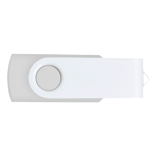 Флеш накопитель Twister 16GB, пластик Софт Тач/металл, белый/белый Флеш накопитель Twister 16GB, пластик Софт Тач/металл, белый/белый