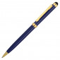 Ручка шариковая со стилусом Gold Soi, металлическая, темно-синяя/золотистая Ручка шариковая со стилусом Gold Soi, металлическая, темно-синяя/золотистая