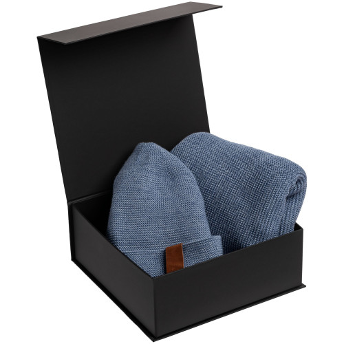 Подарочная коробка, размер 25*21*8,5 см, Solution Prestige Linen с магнитным клапаном, черная, Подарочная коробка, размер 25*21*8,5 см, Solution Prestige Linen с магнитным клапаном, черная,