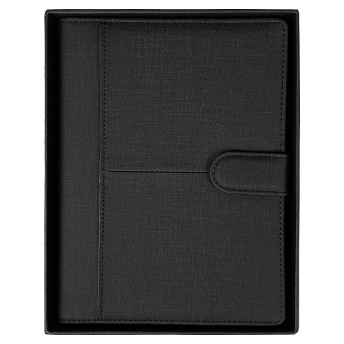 Ежедневник в суперобложке Country Business Canvas A5+, в подарочной коробке , черный, недатированный, с магнитным клапаном, в твердой обложке c поролоном Ежедневник в суперобложке Country Business Canvas A5+, в подарочной коробке , черный, недатированный, с магнитным клапаном, в твердой обложке c поролоном