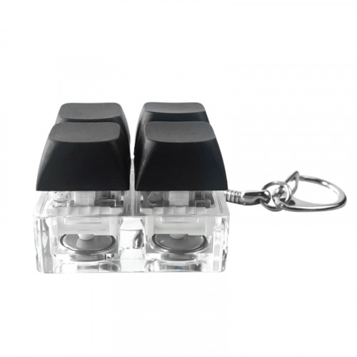 Брелок Press Anti Stress с LED подсветкой, черный Брелок Press Anti Stress с LED подсветкой, черный