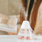 Светодиодный USB увлажнитель-аромадиффузор Cone, белый Светодиодный USB увлажнитель-аромадиффузор Cone, белый