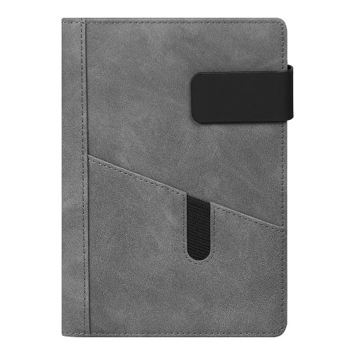 Ежедневник Smart New York Suede А5, серый, недатированный, в твердой обложке с поролоном, в подарочной коробке Ежедневник Smart New York Suede А5, серый, недатированный, в твердой обложке с поролоном, в подарочной коробке